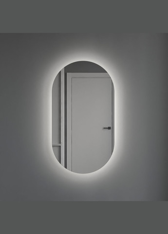 Фігурне навісне дзеркало з LED-підсвіткою Ліль 1000×600 MORELI (335422869)