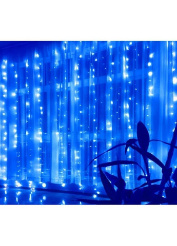 Гирлянда штора Водопад 240-B 3D led 3х2 м Синий (1308651393) FMA (368754294)