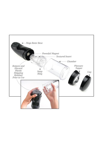 Мастурбатор автоматический PDX Extreme Mega-Bator Ass, 28 см Pipedream (361670473)