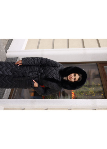 Черное зимнее Пальто MN