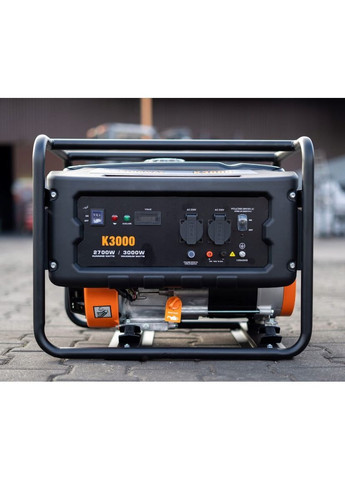 Бензиновый генератор Kingway K3000 однофазный с ручным запуском 3.0 кВт (2104618832) No Brand (370606358)