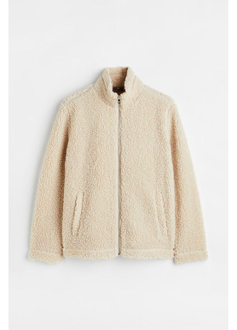Бежева демісезонна шерпа regular fit H&M