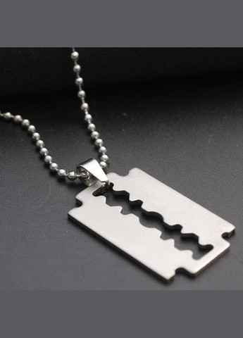 Оригинальный кулон на цепочке из нержавеющей стали в форме Лезвия размер 38х22мм No Brand (323652817)