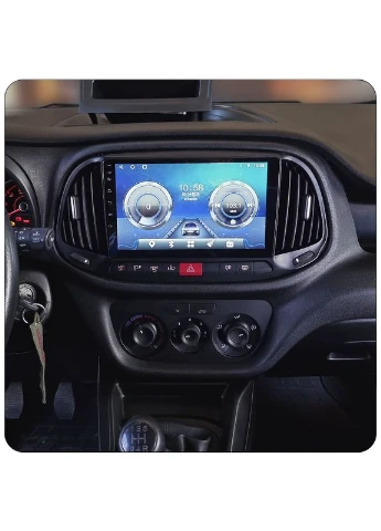 Штатна магнітола D9-002 для Fiat Doblo II Рестайлинг 2015-н.в. екран 9" 6/128Gb Decker (378917691)