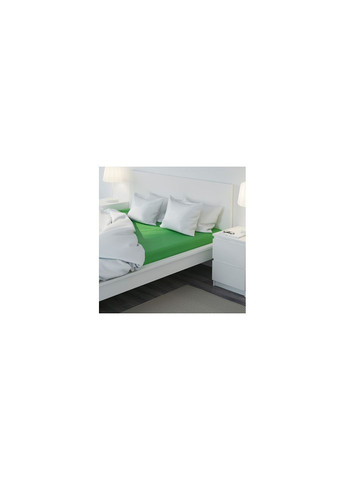 Простыня натяжная зеленая 180х200 см IKEA (277964938)