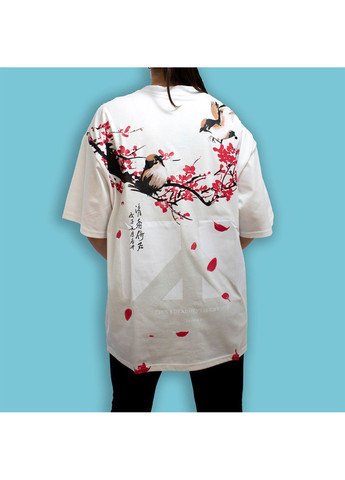 Футболка женская Cherry Blossoms White No Brand - (333956728)