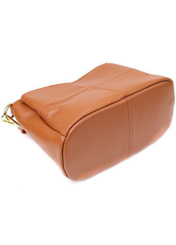 Стильна жіноча сумка з натуральної шкіри на три відділення руда Vintage (352167724)