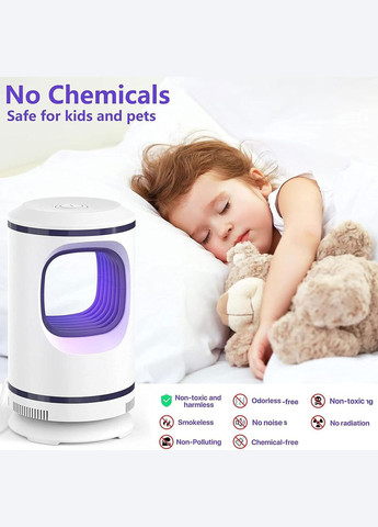 Лампаска ZxrFxr USB от насекомых, ультрафиолетовая, портативная, для дома и офиса (б\у, черная) No Brand (301221938)