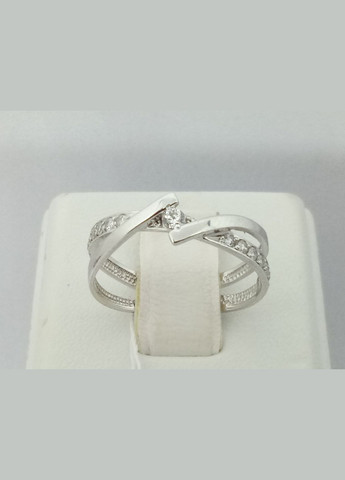 Серебряное кольцо с фианитами. 13834-Р 17 Харківська ювелірна фабрика (296595007)