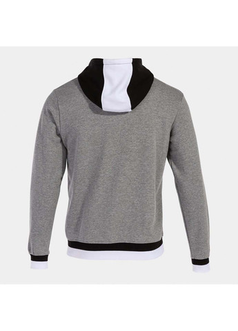 Мужская спортивная кофта CONFORT II ZIP-UP HOODIE MELANGE серый,черный Joma (323202619)