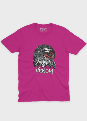 Розовая демисезонная футболка для мальчика с принтом супервора - веном (ts001-1-fuxj-006-013-028-b) Modno