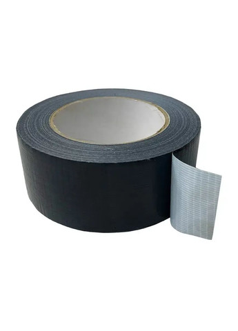 Усиленный армированный скотч черный 24х50м, 180 мкм, упаковка 44 шт No Brand (316091559)