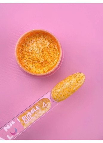 Lunamoon Блестки для ногтей Bubble Gel №04 5ml Luna (372688423)