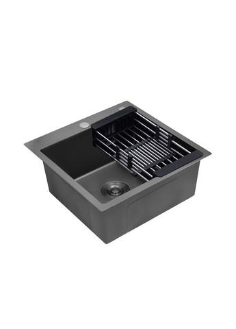 Комплект кухонной мойки KRP Schwarze-5050HM PVD (3.0/1.0 мм) Kroner (336933194)