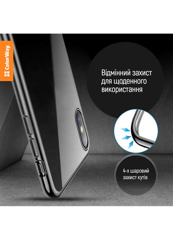 Чехол для Oppo A3 TPU matt Black (CWCTMOA3-BK) Colorway (308791222)