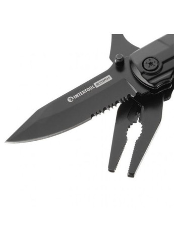 Мультиінструмент 8 в 1 з чохлом, мультитул Blackstone, STORM HT-0545 Intertool (373638010)