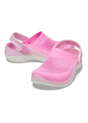 Розовые кроксы kids literide 360 clog taffy pink j1-32.5-20.5 см 207021 Crocs
