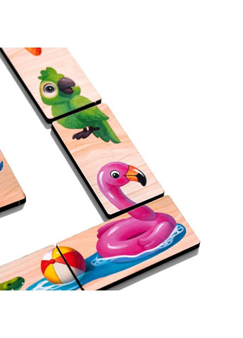 Деревянное домино "Половинки" (ПСД266) PSD266 Ubumblebees (302386409)