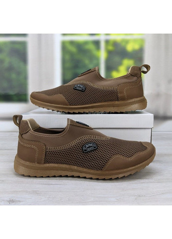 Коричневі Літні кросівки чоловічі літні сітка Dago