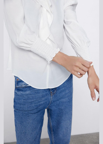Біла блуза демісезон,білий, Zara