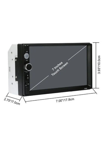 Универсальная автомагнитола 2 Din сенсорная, Bluetooth AMP 7018B, с пультом в комплекте Digital (370616242)