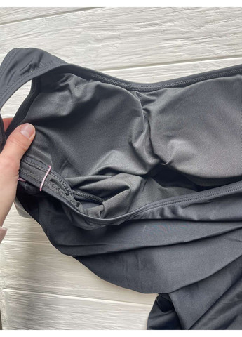 Чорний демісезонний суцільний купальник на одне плече mia mia l29-1 суцільний Adoreswim