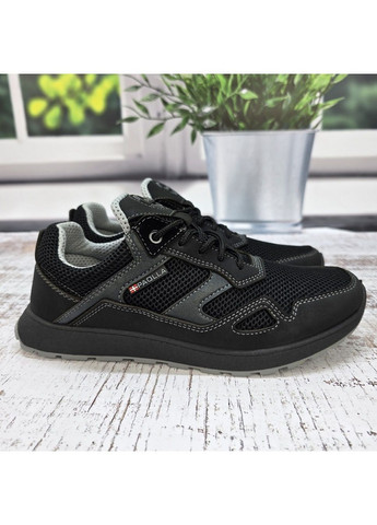 Чорні Осінні кросівки чоловічі Paolla