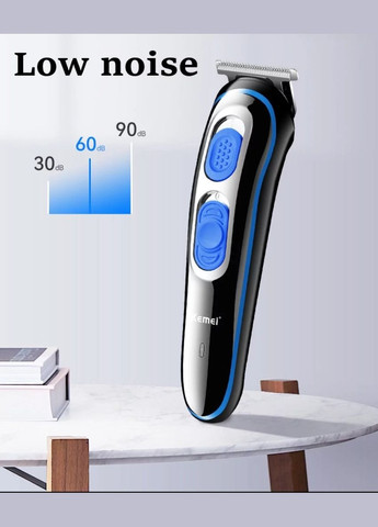 Машинка для Стрижки Волос Km-319 - Аккумуляторная, Съемные Насадки 3,6,9,12 мм (50230839) Kemei (298618432)