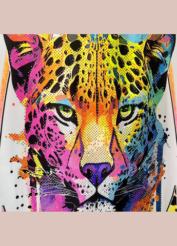 Біла блузка сорочка з принтом. Fashion (341090054)