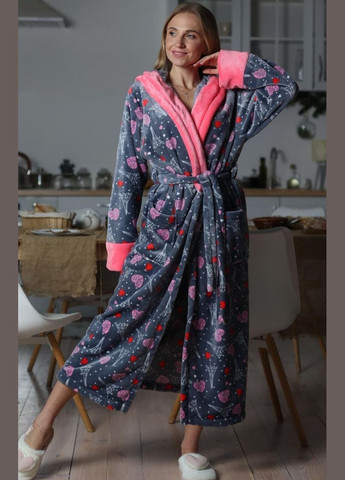 Халат с капюшоном Мягкий уютный Шарпей No Brand (315429376)