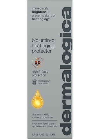 Біолюмін захисний крем проти старіння шкіри з вітаміном С та SPF50 Biolumin-C Heat Aging Protector SPF50 50ml (1466252-35253506) Dermalogica (368637505)