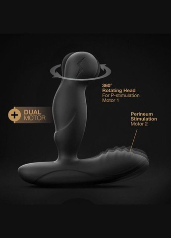 Масажери простати P-Swing з голівкою, яка обертається, пультом ДК та підігрівом Dorcel (300290951)