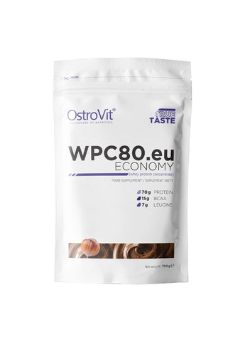 Протеин Economy WPC80.eu, 700 грамм Орех Ostrovit (293339355)