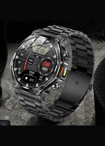 Smart Surf X Pro Black Steel, 2 ремінці UWatch (346534978)