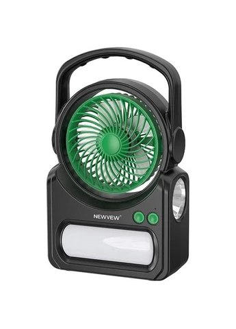 Аккумуляторный фонарь с вентилятором NV-T255 4500mAh 3.5W Green (NWVW-NV-T255-GN) NEWVEW (388088697)