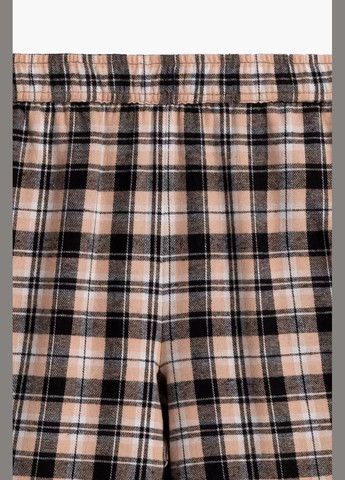 Бежева зимня фланелева жіноча піжама сорочка і штани nlp 486 сорочка + брюки Atlantic