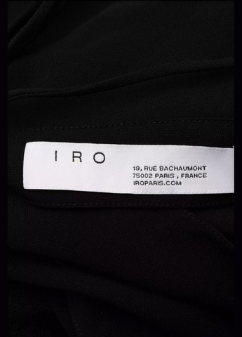 Чорна вечірня, кежуал, повсякденний, відвертий, пляжна, ділова, коктейльна, святковий дизайнерська сукня міні від футляр, з відкритими плечима, з відкритою спиною Iro