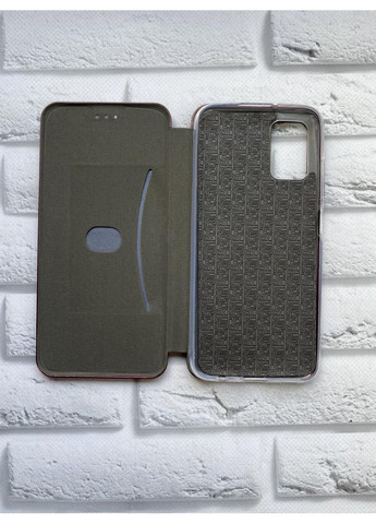 Чохол-книжка бордовий з малюнком на Samsung Galaxy A03s Пушин котик (принт 412) Creative (365753602)