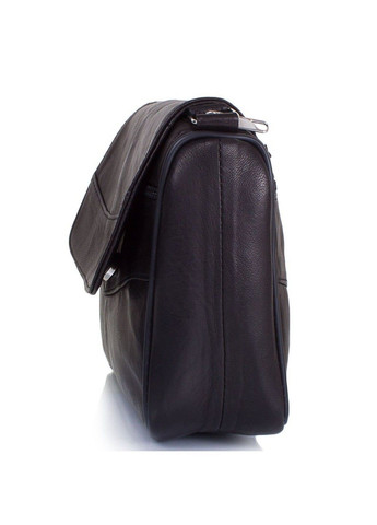 Жіноча шкіряна чорна сумка-месенджер SK2410-2 TuNoNa (368540791)