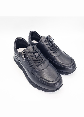 Кроссовки (р) Кожа 0-1-1-D-1-D-370-1 Lifexpert чёрные (342065692)