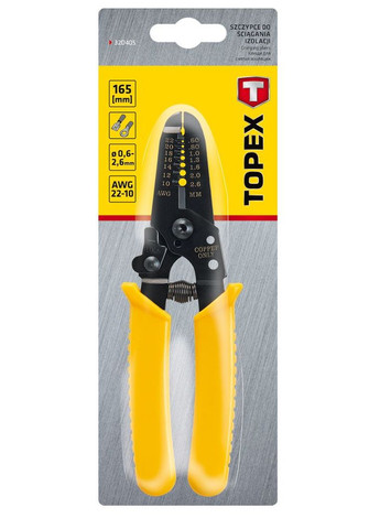 Съемник изоляциии (165 мм) клещи для снятия изоляции (22534) Topex (315632459)