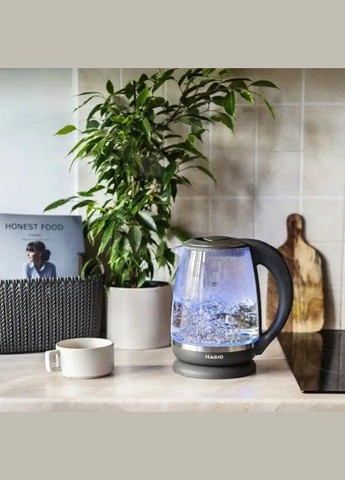 Електрочайник MG-982 чайник стеклянный для дома с подсветкой 2 л 1850-2200 Вт Magio (298618362)