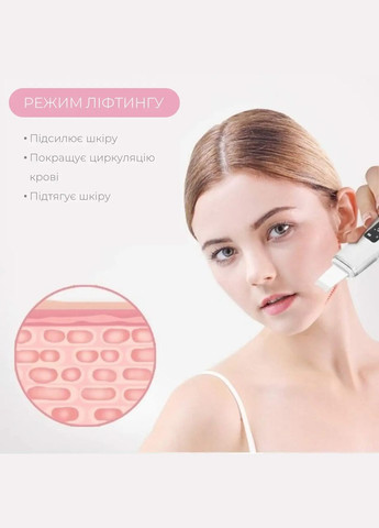 Ультразвуковий скрабер Swan уз для чищення обличчя та омолодження шкіри ліфтингу та фонофорезу Ultrasonic білий No Brand С1 (304030004)