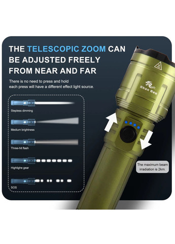Мощный фонарик Shan Bao SB-802 3000 LM Tactical Flashlight No Brand (364273183)