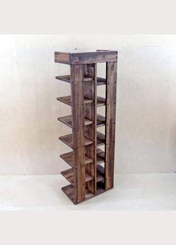 Полиця для взуття з дерева Ровередо 14 капучино (ПДО-145609) No Brand (327867188)