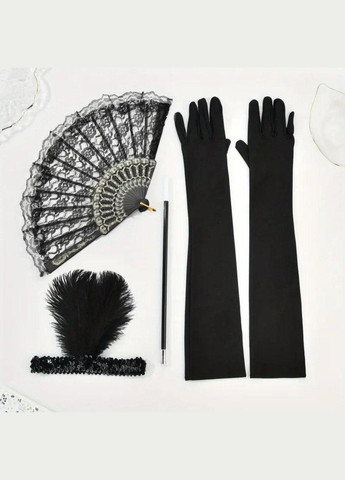 Аксессуары No6 девы эпохи Великого Гэтсби для вечеринки в стиле Чикаго и утонченная аристократка No Brand (342064622)