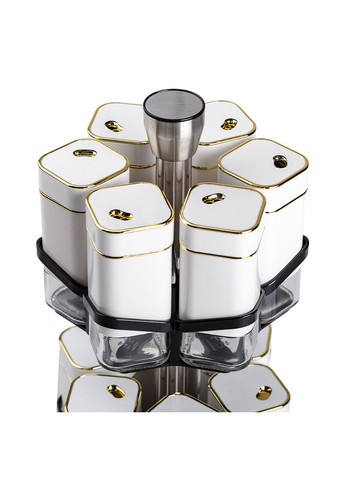 Набір для спецій на підставці 12 шт. 120 мл карусель для спецій HP-1315 Jooki (358705875)