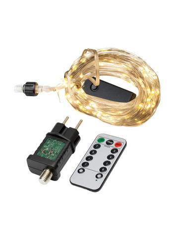 Гірлянда Кінський хвіст 3 м 20 ліній на 600 led лампочок на мідному дроті від мережі Жовта 1733015Y Garlando (367842984)