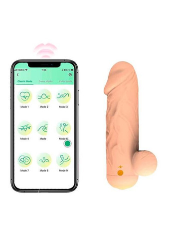 Реалістичний смарт-мінібратор для клітора Love Spouse тілесний — Смарт вібратори No Brand (366817754)