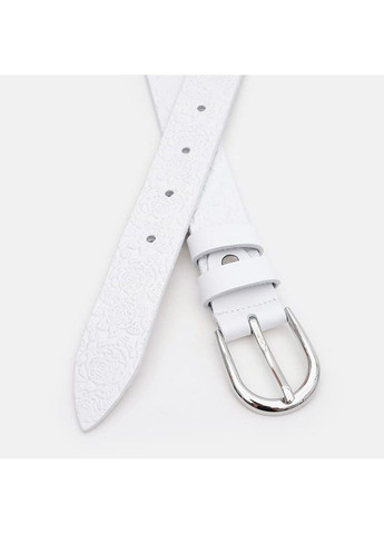 Женский кожаный ремень 110v1genw91-white Borsa Leather (298793214)